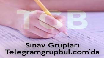 Sınav Grupları telegramgrupbul.com'da