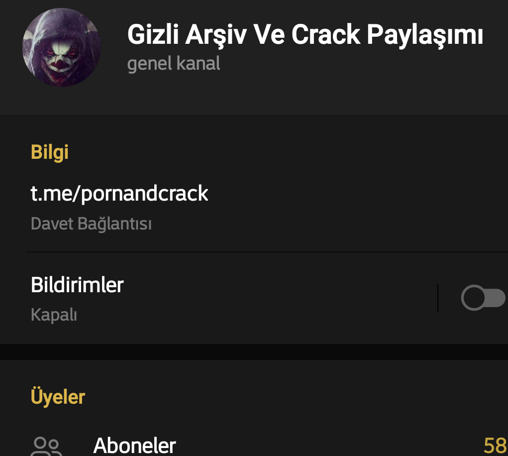Gizli Arşiv Ve Crack Paylaşımı