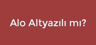 Alo Altyazilimi